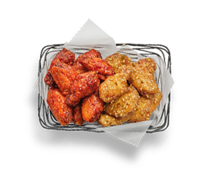 반반윙박스20PCS<br>[마라레드+허니갈릭] 제품 이미지