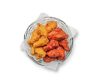 반반윙박스20PCS<br>[후라이드+양념] 제품 이미지